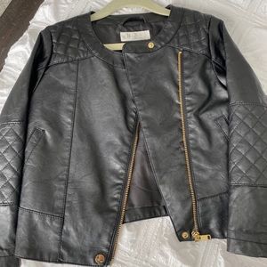 H&M faux leather motorcycle jacket